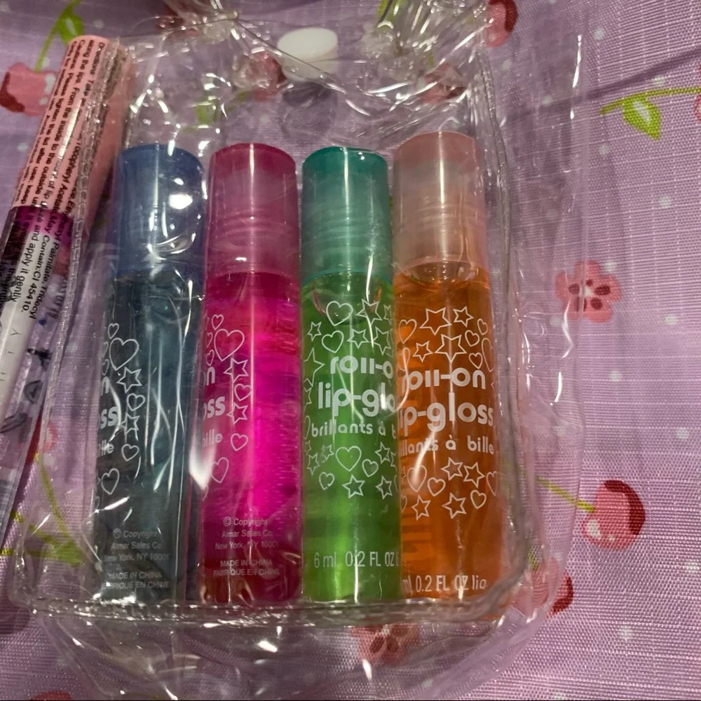 Set of 8 Clear Lip Glosses